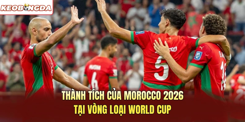 Thành tích của Morocco 2026 tại vòng loại World Cup
