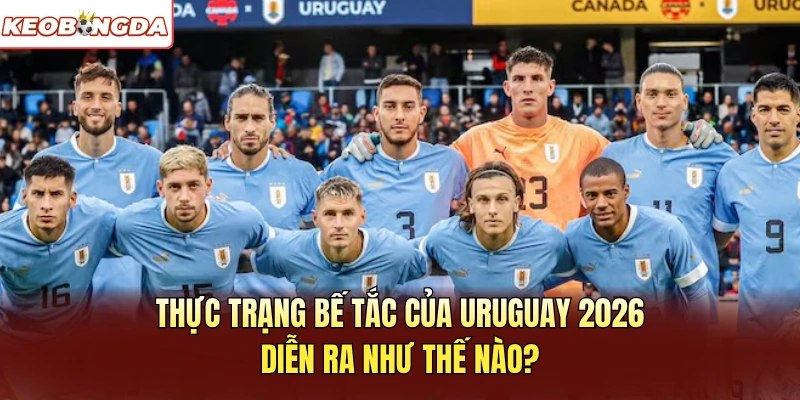Thực trạng bế tắc của Uruguay 2026 diễn ra như thế nào?