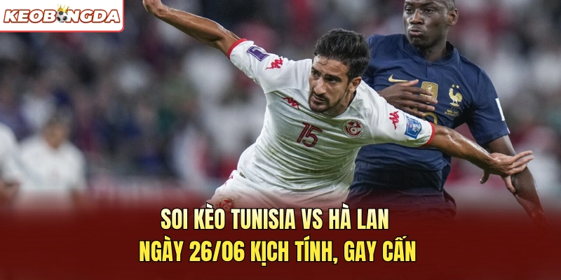 Soi kèo Tunisia vs Hà Lan ngày 26/06 kịch tính, gay cấn